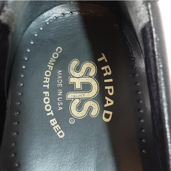 SAS Leather Wedge Loafers Slip-On Comfort Casual Chic Travel Work Shoes US 9N - Picture 6 of 8